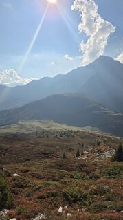 Foto von Marlies Keck entlang der Tour