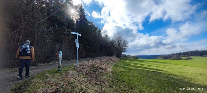 Foto von Edit Szoboszlay entlang der Tour