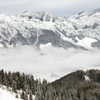 Winterliches Panorama am Asitz