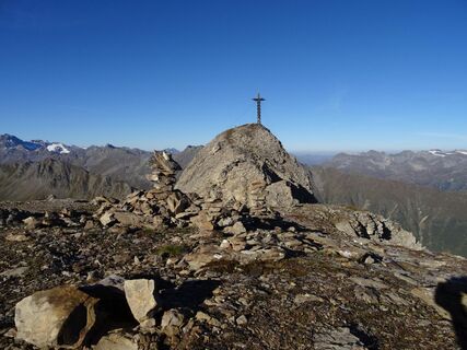 Der Greitspitz auf 2870 m ist der höchste Punkt der Tour