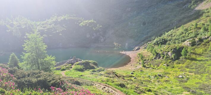 Foto von Laura Gasparotto entlang der Tour