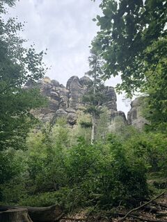 Foto von Paul entlang der Tour