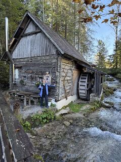 Photo de Hans Ultsch le long du parcours