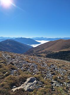 Foto von Dagmar Hofer entlang der Tour