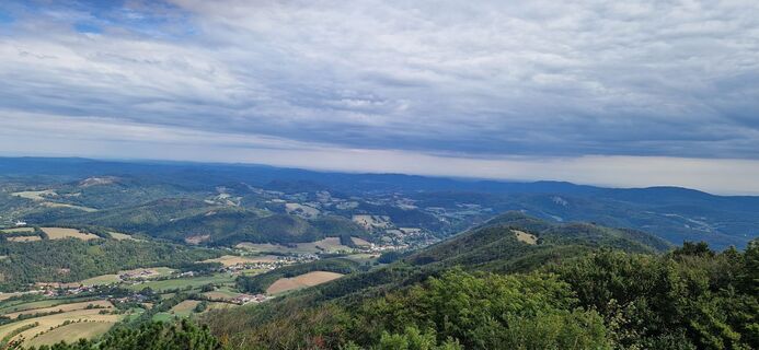 Foto von Astrid entlang der Tour