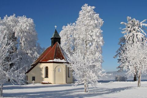 St. Patriz-Kapelle im Winter