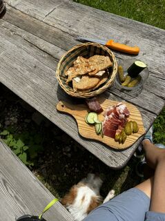 Foto von Nina Wolf entlang der Tour