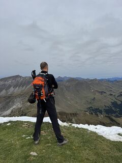 Photo de Niels Kooijman le long du parcours