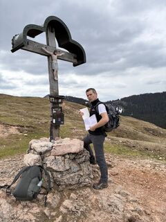 Foto de Robert Sigismund a lo largo del recorrido