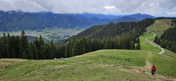 Foto von Bert entlang der Tour