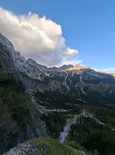 Foto von Johannes entlang der Tour