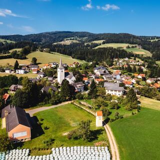 Blick auf Schiefling
