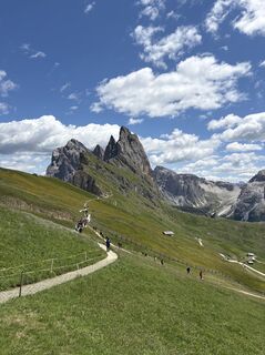 Photo de Elisa Thewanger le long du parcours