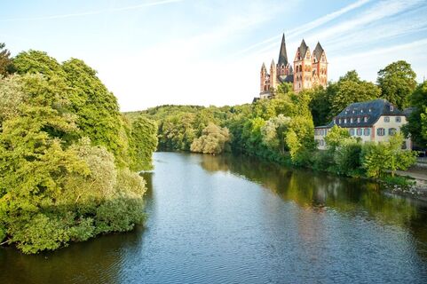 Limburg Cathedral towers above the River Lahn
