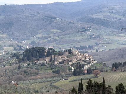 Foto von Nina in Chianti entlang der Tour