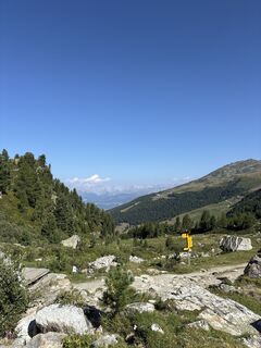 Foto von Julie Vanpeteghem entlang der Tour
