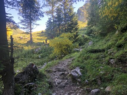 Foto von Natale Maffioletti entlang der Tour