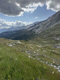 Photo de Oskar Vogel le long du parcours