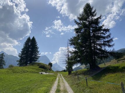 Foto von David Amrein entlang der Tour