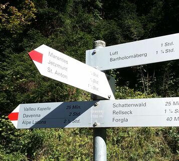 Wegweiser bei Graves