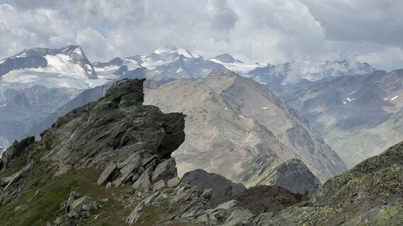 Photo de Ernst Lorenzi le long du parcours