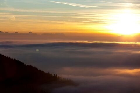 Sonnenuntergang am Jakobsweg