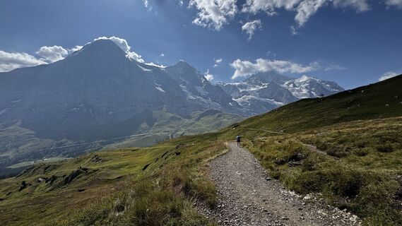 Foto von Andy Hills entlang der Tour