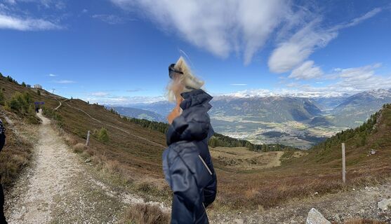 Foto von Anna-Maria Streller entlang der Tour