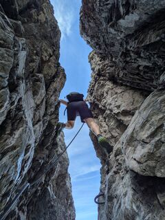 Photo de Martin Glaser le long du parcours
