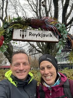 Foto de Csaba Kecskés a lo largo del recorrido