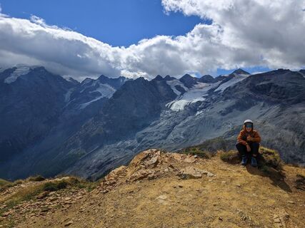 Foto von Mike Wachtler entlang der Tour