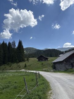 Foto von Heinz Sperl entlang der Tour