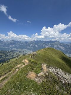 Foto von Andrea Omlin entlang der Tour