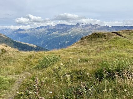 Foto von Käthi Schönbächler entlang der Tour