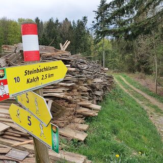 Steinbachklamm Wegweiser, Oststeiermark