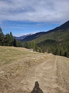 Foto de Miha Gros a lo largo del recorrido