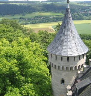 Schloss Landsberg wurde nach dem Vorbild der Schlösser der englischen Windsors erbaut.