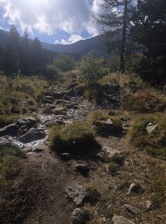 Foto de Bernhard Hohenbichler a lo largo del recorrido