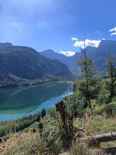 Ameisstein und Almsee Grünau im Almtal, Oberösterreich/Österreich