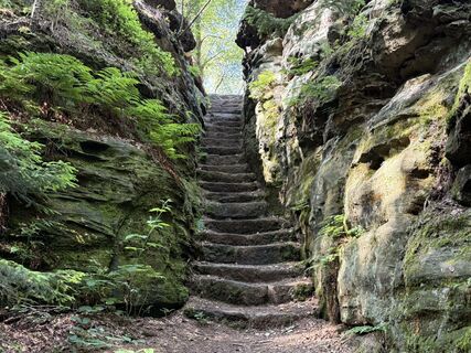 Foto von Norbert Herbig entlang der Tour
