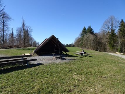 Picknickplatz mit Grillhütte am Büchelberger Grat