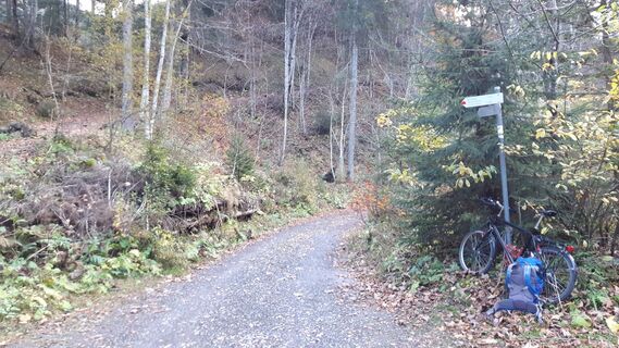Radl-Depot Nähe Achrainalpe