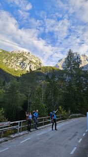 Photo de Peter Bertoncelj le long du parcours