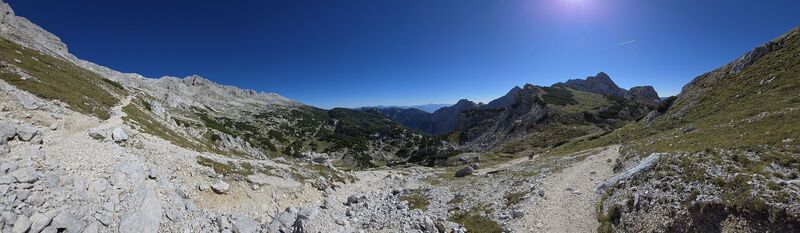 Fotografia z MIhael Pečnik na trase