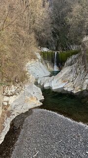 Zdjęcie z Marco Musio wzdłuż trasy