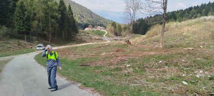 Foto von Michele Vianello entlang der Tour