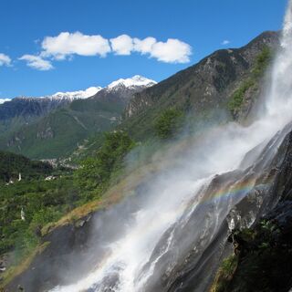 Acquafraggia Wasserfälle