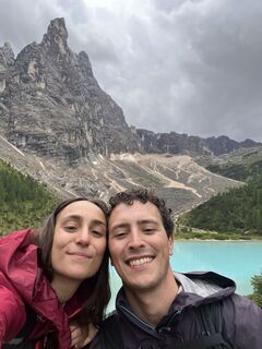 Foto von Giacomo Nini entlang der Tour