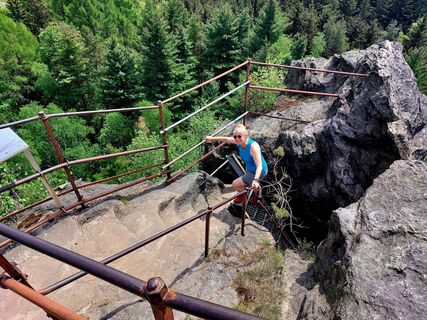 Photo de Jörg Rost le long du parcours