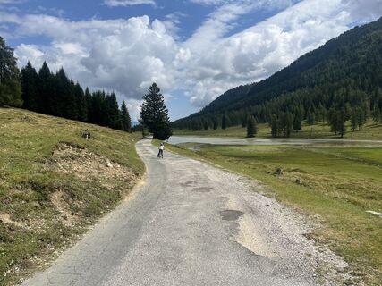 Foto von Roland Scheiber entlang der Tour